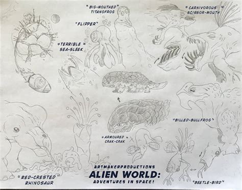Image result for Alien World Drawng