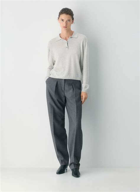 Bare Merino Wool Polo Sweater | Aritzia US