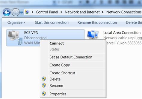 Image result for Setting Up a VPN Connection Windows 7