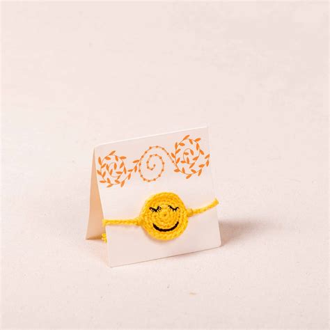 Handcrafted Smiley Rakhi