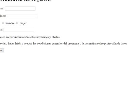 Image result for Formularios Ejemplos HTML