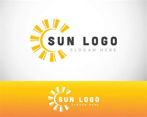 A circular logo representing a white sun on a blue background. The sun is a circle surrounded by twe