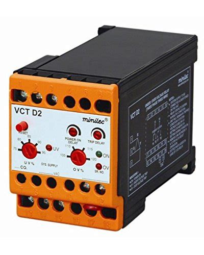 MINILEC VCT D2/ 415 VAC Voltage Monitoring Relay : Amazon.in: Electronics