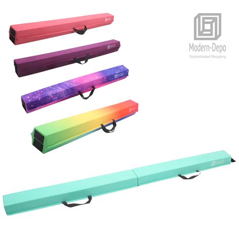 9ft Folding Gymnastics Floor Balance Beam for Kids Beginner ...