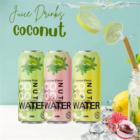 Interfresh Pure Coconut Water With Pulp Vietnamese Supplier Top Quality ...
