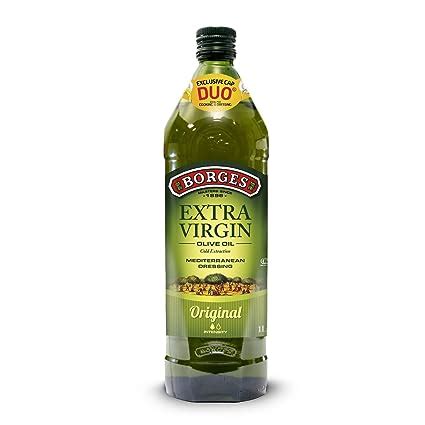 Borges Extra Virgin Olive Oil - 1L Glass |First cold extraction|75% ...