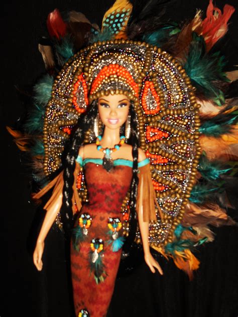 Native American Chief's daughter ooak barbie doll | Native american ...