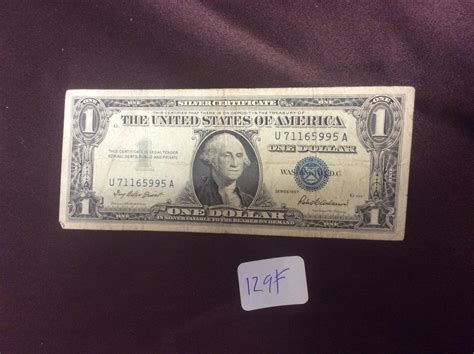Lot - Series 1957 US Silver Certificate 1 Dollar Bill