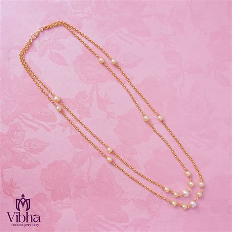 Classic Double Line Beads Mala – Vibha Fashion Jewellery
