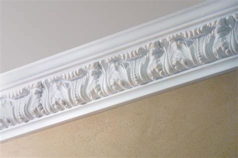 Simpli Home Leaf Cornice Moulding - 5 Inches x 8 Feet | The Home Depot Canada | Cornice moulding ...