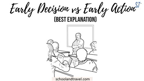 Early Decision vs Early Action (Best Explanation)