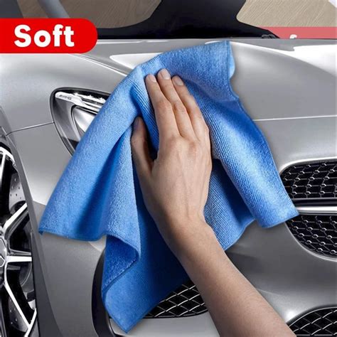 Car Wash Microfiber Cleaning Towel - 350 GSM Microfiber Cloth for Car ...