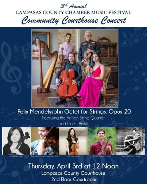 Free Community Courthouse Concert, Lampasas County Courthouse , 3 April ...