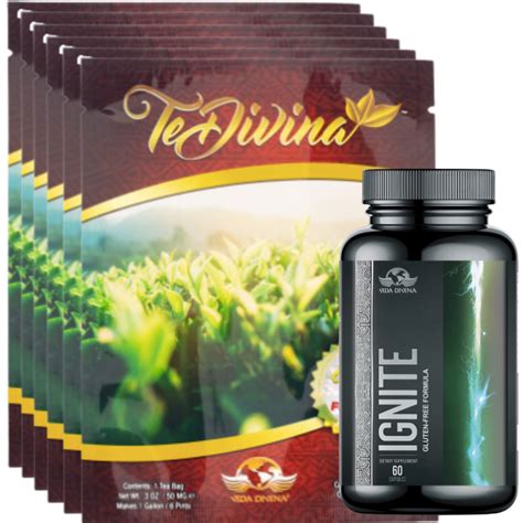 Paquete Cápsulas Ignite + Té Divina (6 Semanas) | Digestión y Detox