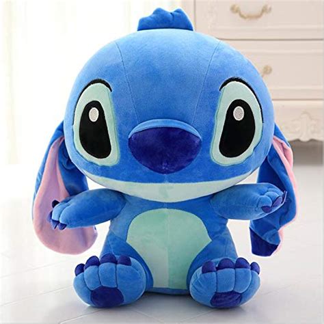 Buy PAPWELL Disney Stitch Stuffed Animal 13 Inch Blue Red Color Cotton ...