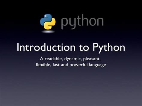 Image result for Introduction of Python Programming Language SlideShare