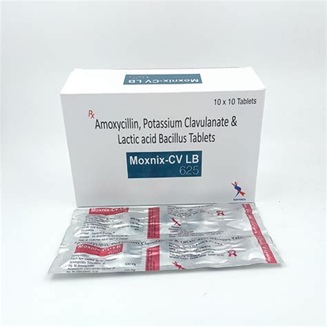 MOXNIX™-CV- 625 LB Tablets Texas Pharmaceuticals Pvt. Ltd.