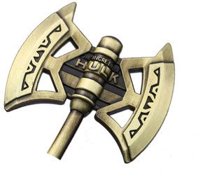 AVI Hulk Axe Golden For Fans Design Key Chain Price in India - Buy AVI ...