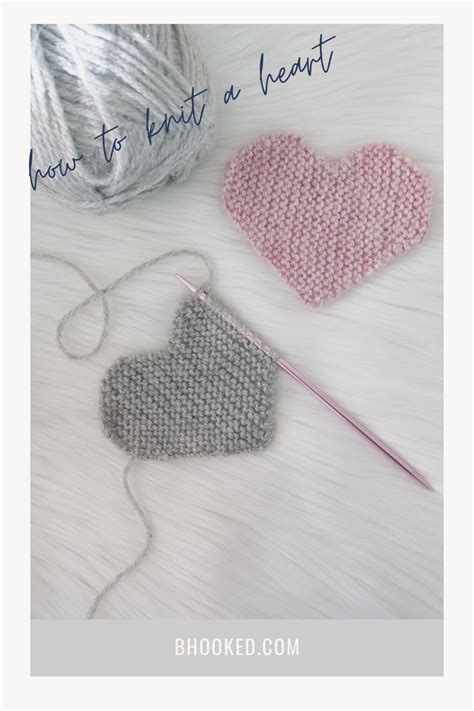 Image result for Simple Knitted Heart Pattern
