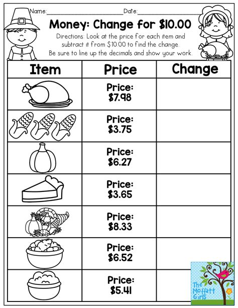 Making Change Worksheets Free Printable - Printable Templates