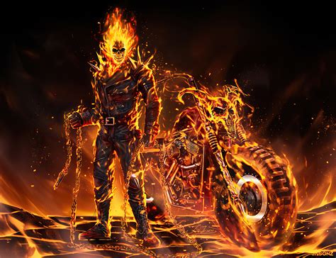 Ghost Rider 2020 Art Wallpaper,HD Superheroes Wallpapers,4k Wallpapers,Images,Backgrounds,Photos ...
