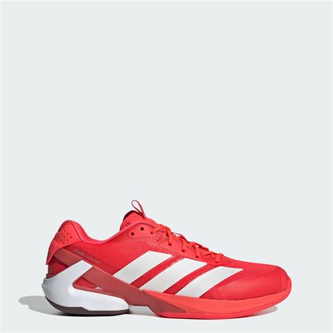Shoes - Adizero Ubersonic 5 Tennis Shoes - Red | adidas South Africa