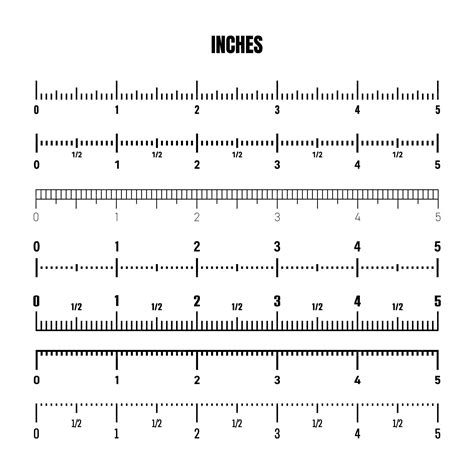 Image result for Inches Scale Vector