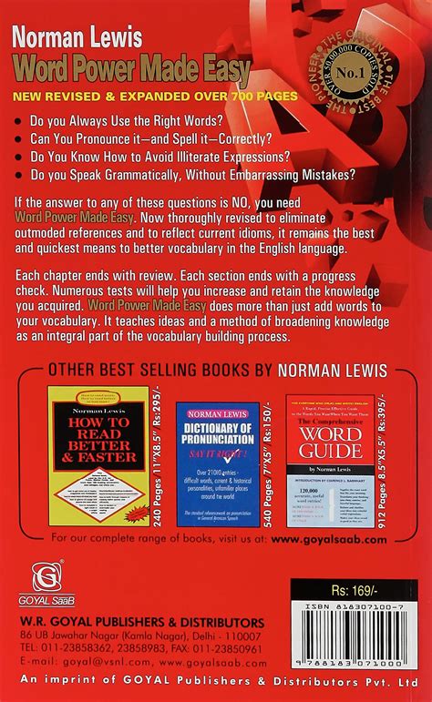 Word Power Made Easy By Norman Lewis » WishAllBook | Online Bookstore