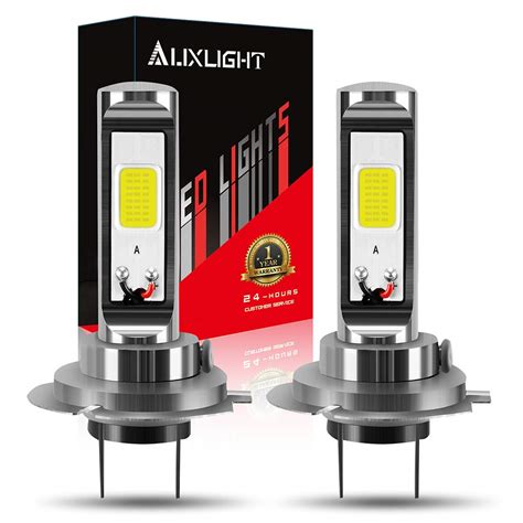 AUXLIGHT H7 H7LL LED Fog Light Bulbs 6000K Xenon White, Super Bright ...