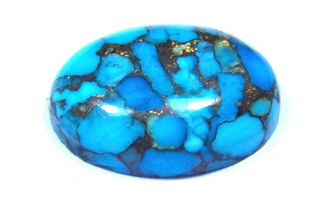 Buy Urancia® Blue Turquoise Firoza Spider-Web Matrix Blue Firoza ...