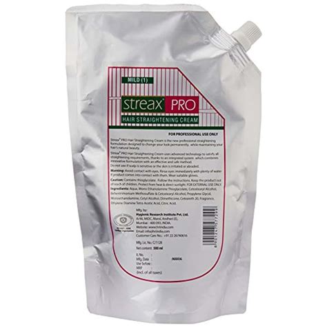 Buy STREAX PRO HAIR STRAIGHTENING CREAM MILD 500ML Online & Get Upto 60 ...