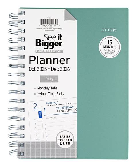 2026 Daily Planners | See It Bigger Large Print Planners – See it Bigger