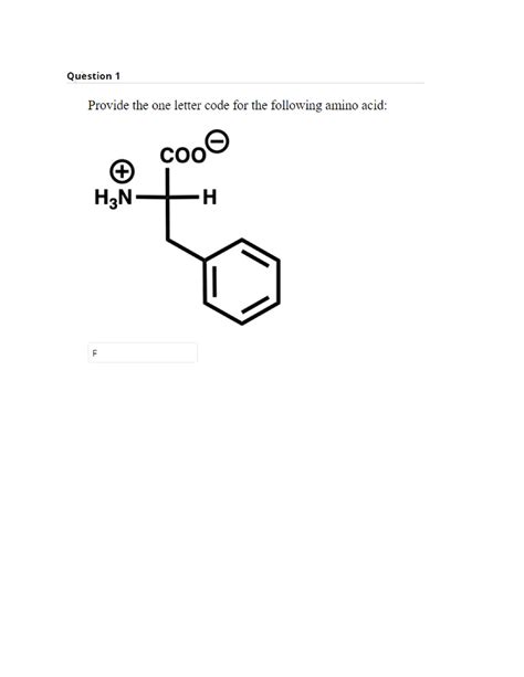 Amino Acid Quiz Drawing at Toni Esser blog