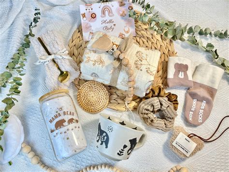 MAMA Bear for Mom and Baby Gift Set With Blanket,new Mom Gift ...