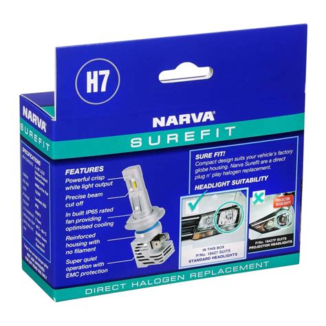 NARVA SUREFIT H7 LED GLOBES | AK Racing