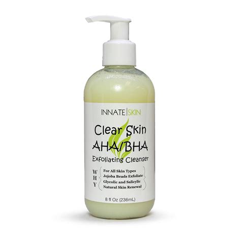 Buy Clear Skin AHABHA Exfoliating Face Cleanser by Innate Skin - Gentle ...