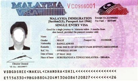 你所知道的马来西亚签证是什么样的？ - 知乎