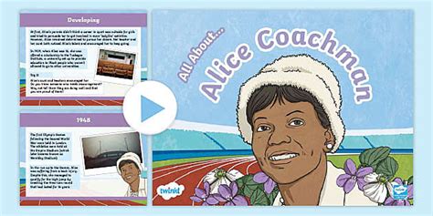 All About Alice Coachman PPT (teacher made) - Twinkl