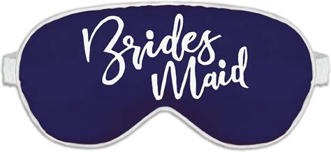 Buy Bridesmaid Proposal Box - White Sparkle Glam Bridesmaid Satin Sleep ...