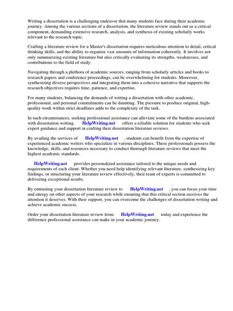 Image result for Dissertation Literature Review Example