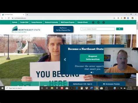 Accessing D2L at Northeast State - YouTube