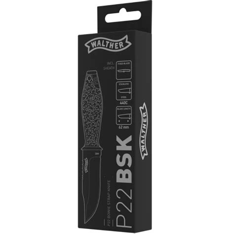 Walther P22 BSK Bowie Strap Knife, 24,95
