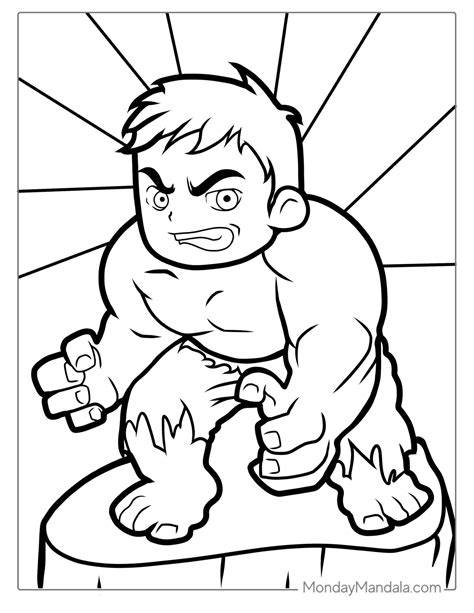 Printable Coloring Pages Hulk - Printable Word Searches