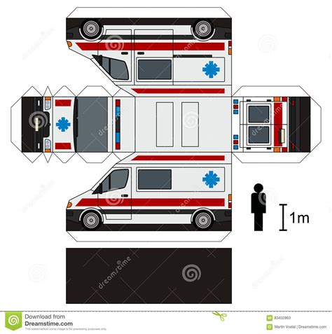 救护车的纸模型 向量例证. 插画 包括有 空白, 医务人员, 胶浆, 紫色的, 设计, 医生, 纸张, 马达 - 83402863