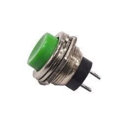 PBS26 16mm Push Button - Black Motorobit - Motorobit.com
