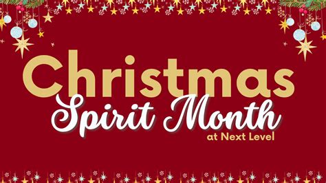 Christmas Spirit Month 2023 | Next Level Church