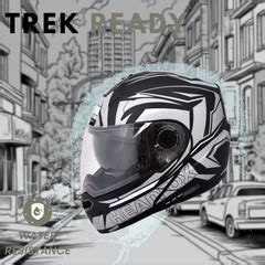 N2 FLASH Air METRO Matt Grey Smart Bluetooth Flip-Up Double Visor Helm ...