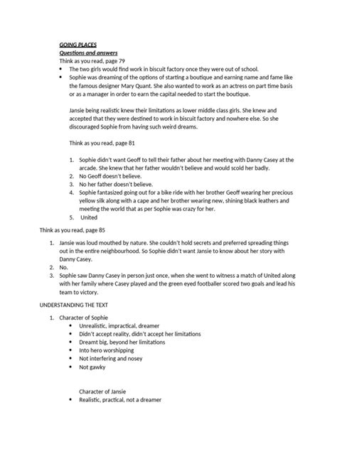 Image result for Going Places Class 12 Diagram Short Notes