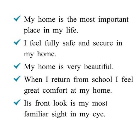 10 lines about my home for class 6 - Brainly.in