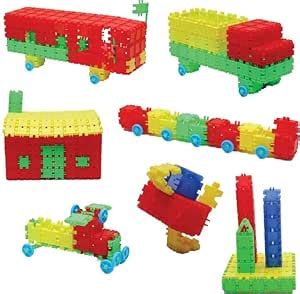 Buy Creative Assembly Building Blocks for Kids (Bucket Pack of 70 ...